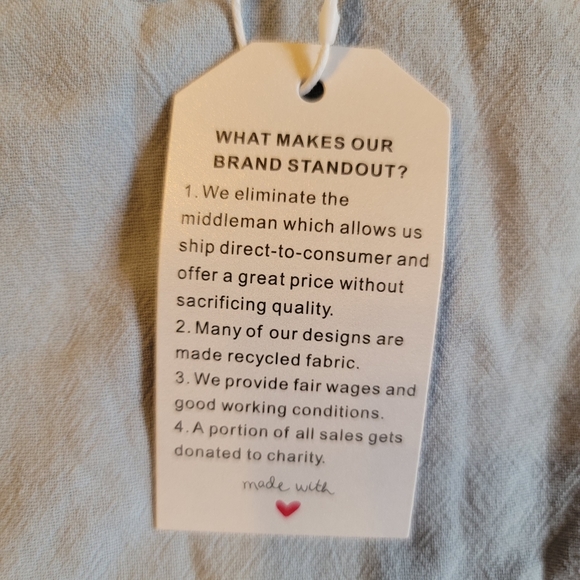 NWT Powder blue linen like feel maxi dress short sleeve pockets high neck - Picture 2 of 4